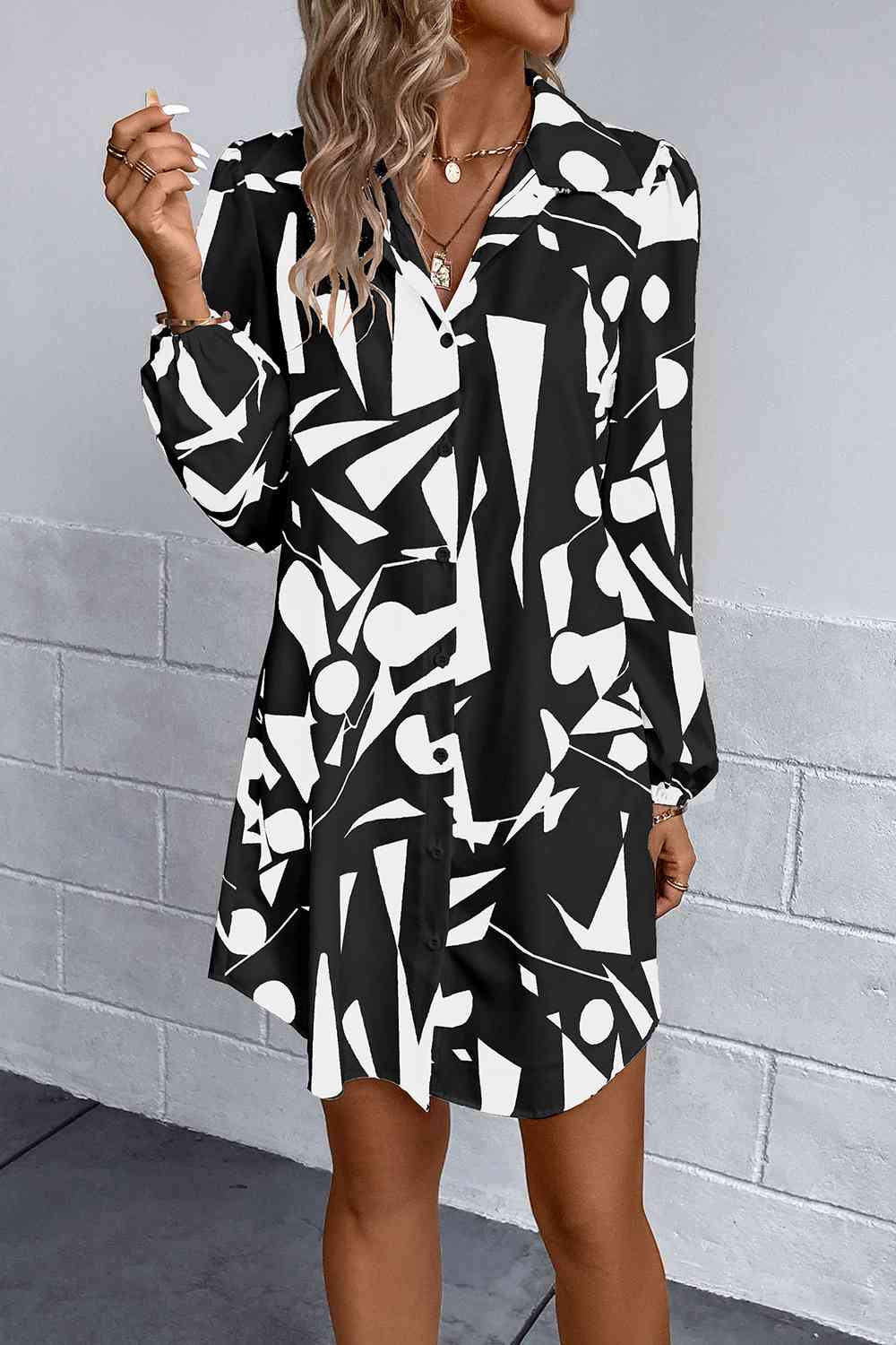 Long Sleeve Shirt Dress